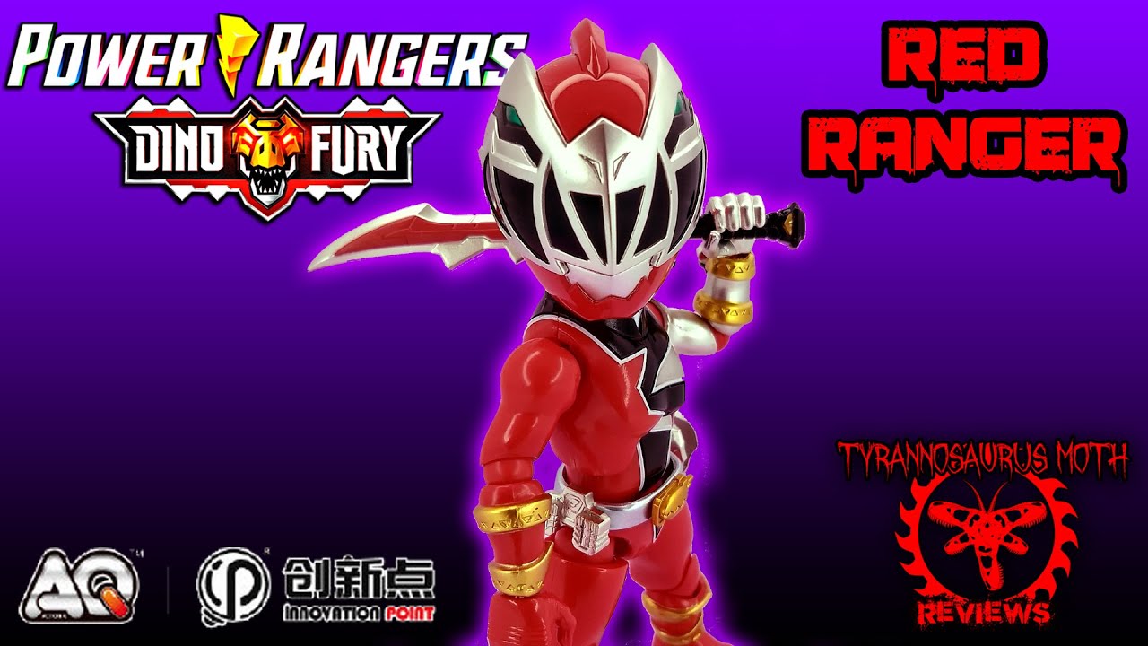 Action Q Power Rangers Dino Fury Red Ranger figure by Innovation Point review
