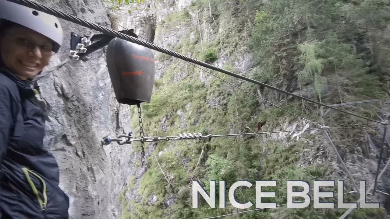 Via Ferrata Kitz at Kitzlochklamm in Taxenbach, Austria