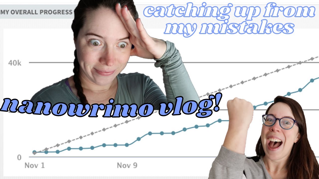 NANOWRIMO VLOG | беспорядочная середина