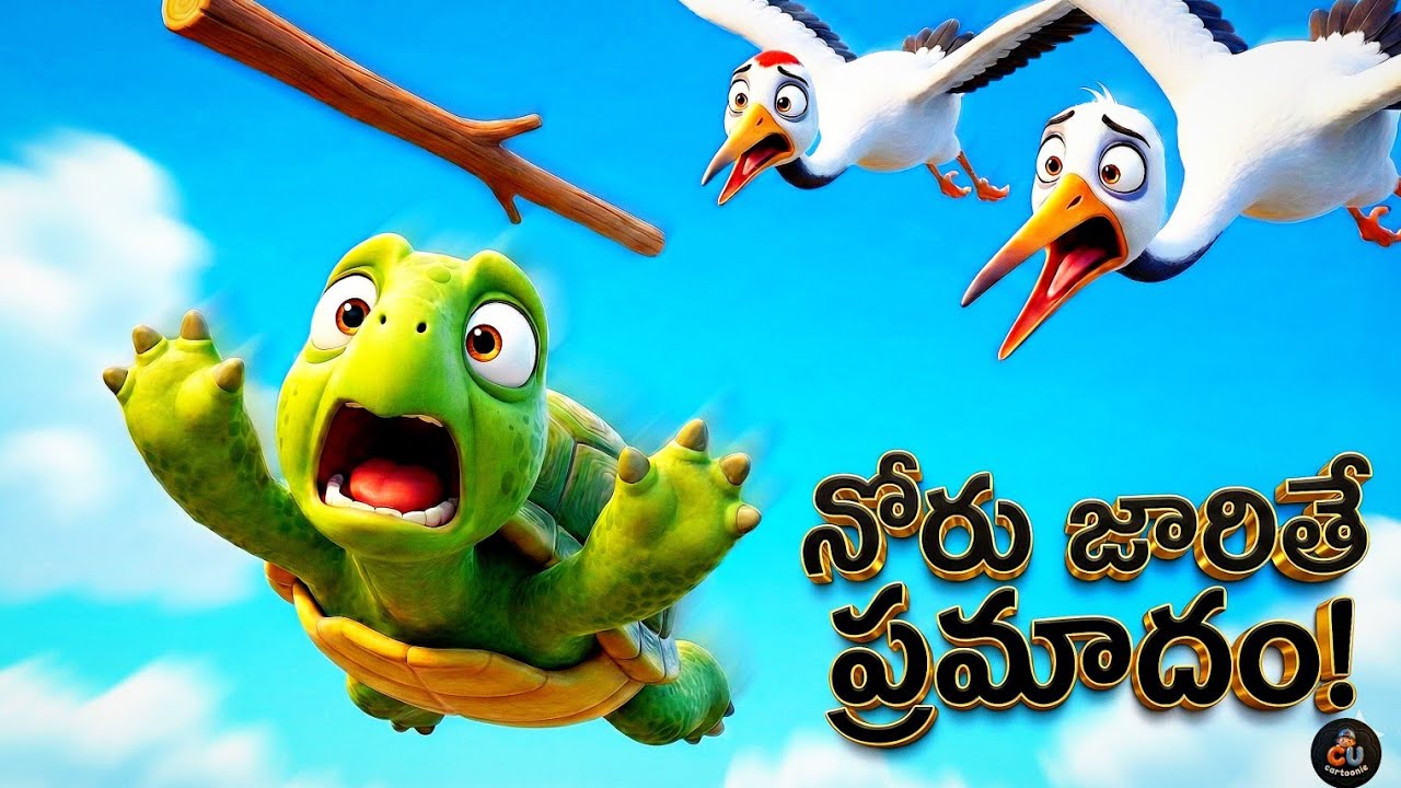 21 . తాబేలు - కొంగల కథ!!!