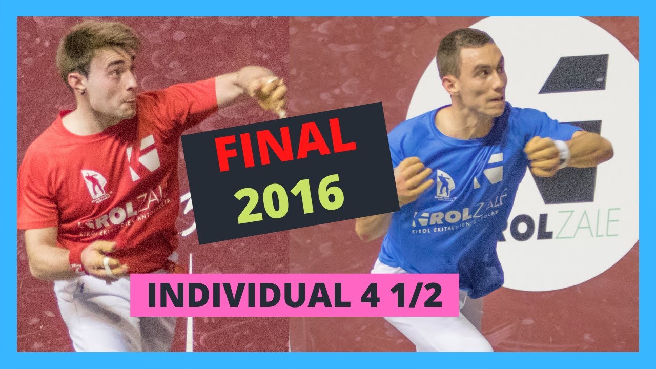⚾ ZUBIZARRETA vs SALABERRIA // FINAL MANO INDIVIDUAL 4 1/2 // PELOTA VASCA - ZUMARRAGA 2016