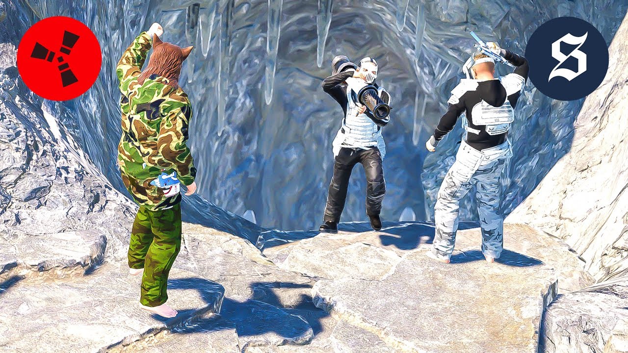 The Cave Base is being Raided.. Time to log in and see what we can do - DUO RUST #9 S19