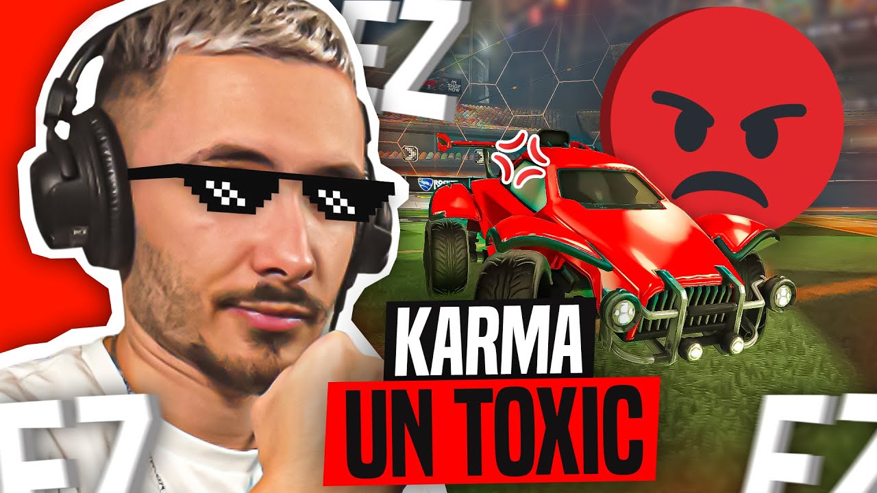MON MATE TOXIC ME TRASH, JE LE LAVE EN 1V1 SUR ROCKET LEAGUE !