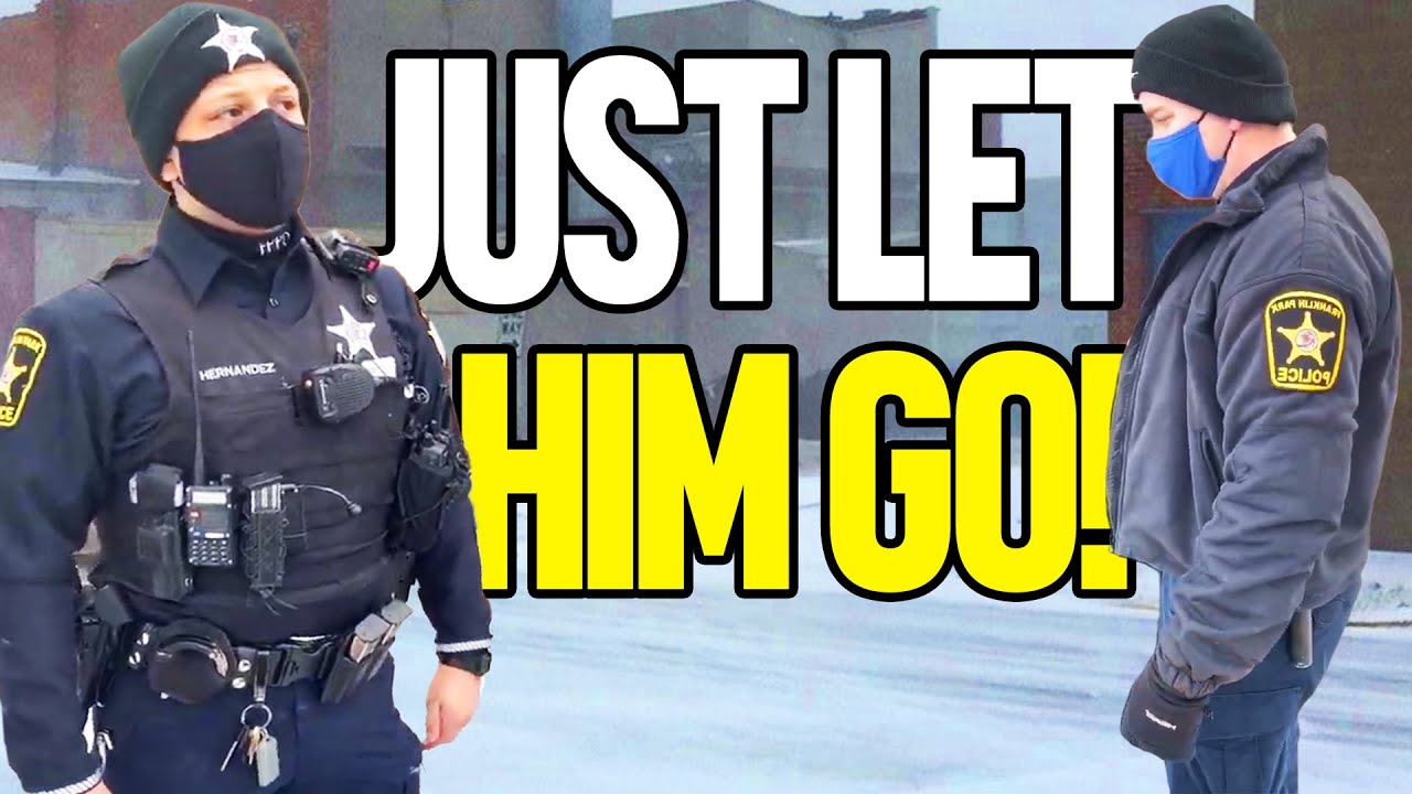 Officers Correct Rookie After ID Refusal