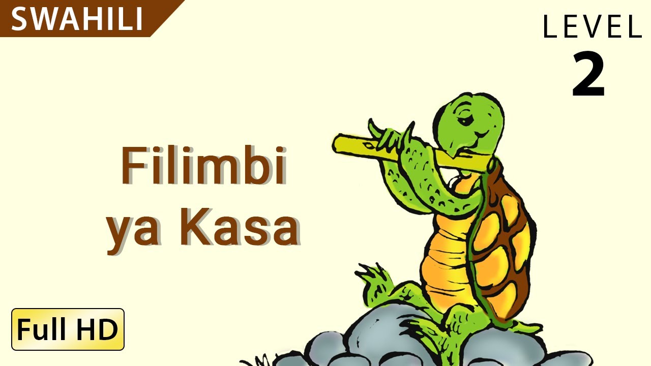 Turtle's Flute: Learn Swahili with subtitles - Story for Children 