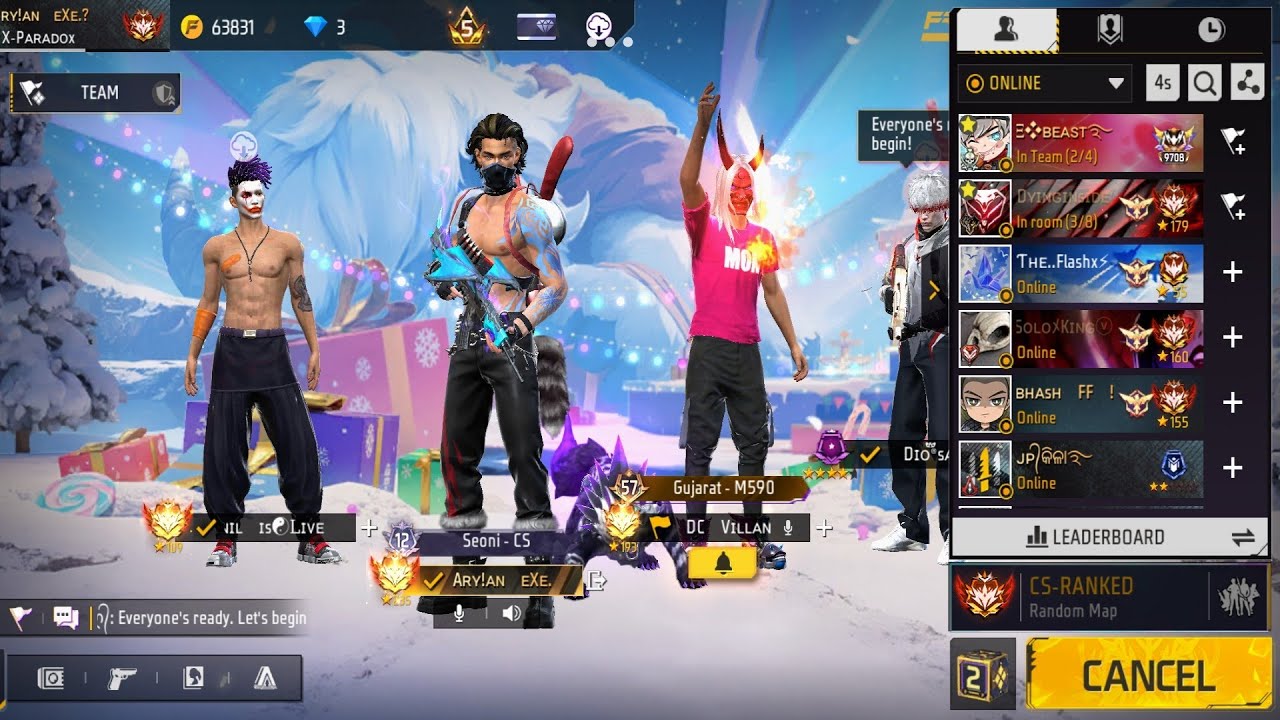 free fire rank push live ❤️🎯 #fflive