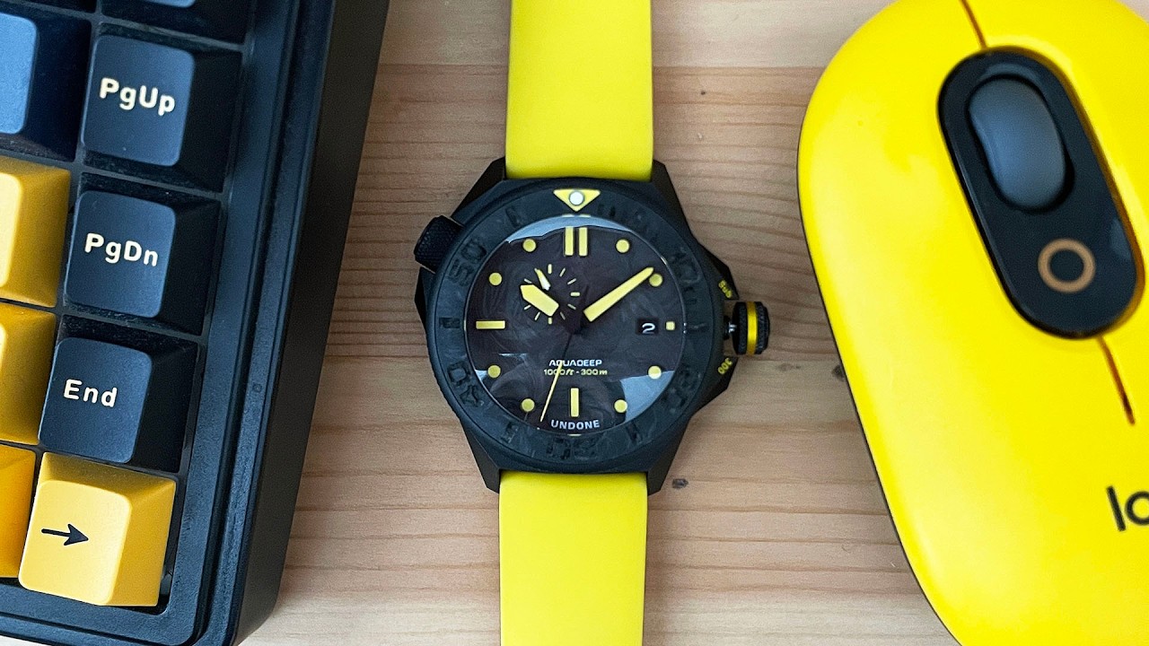 LOVE IT! UNDONE Aquadeep Submerge Carbon - Perth WAtch #502