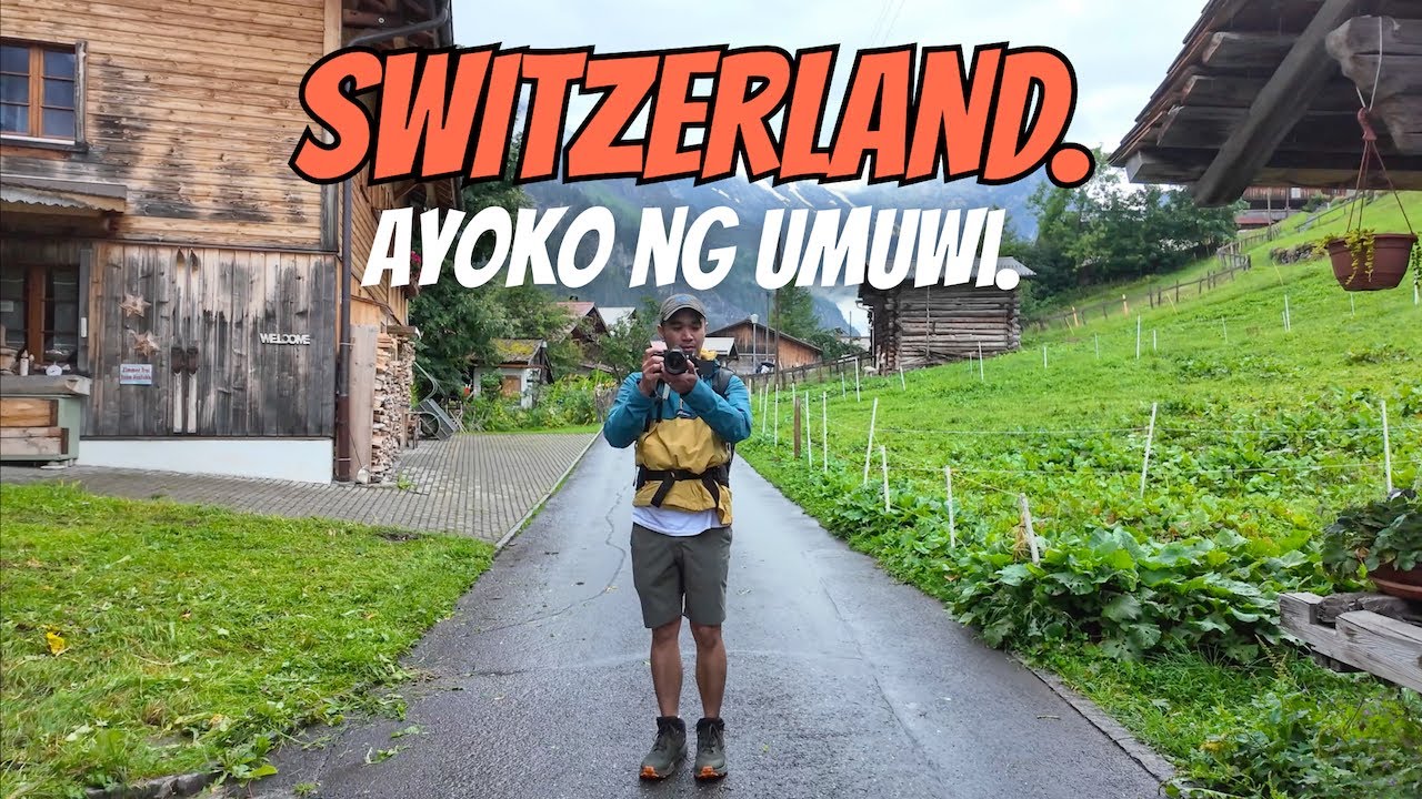 Our Last 2 Days in SWITZERLAND 🇨🇭, NAKAKALUNGKOT! ( Budget hotel + hiking)