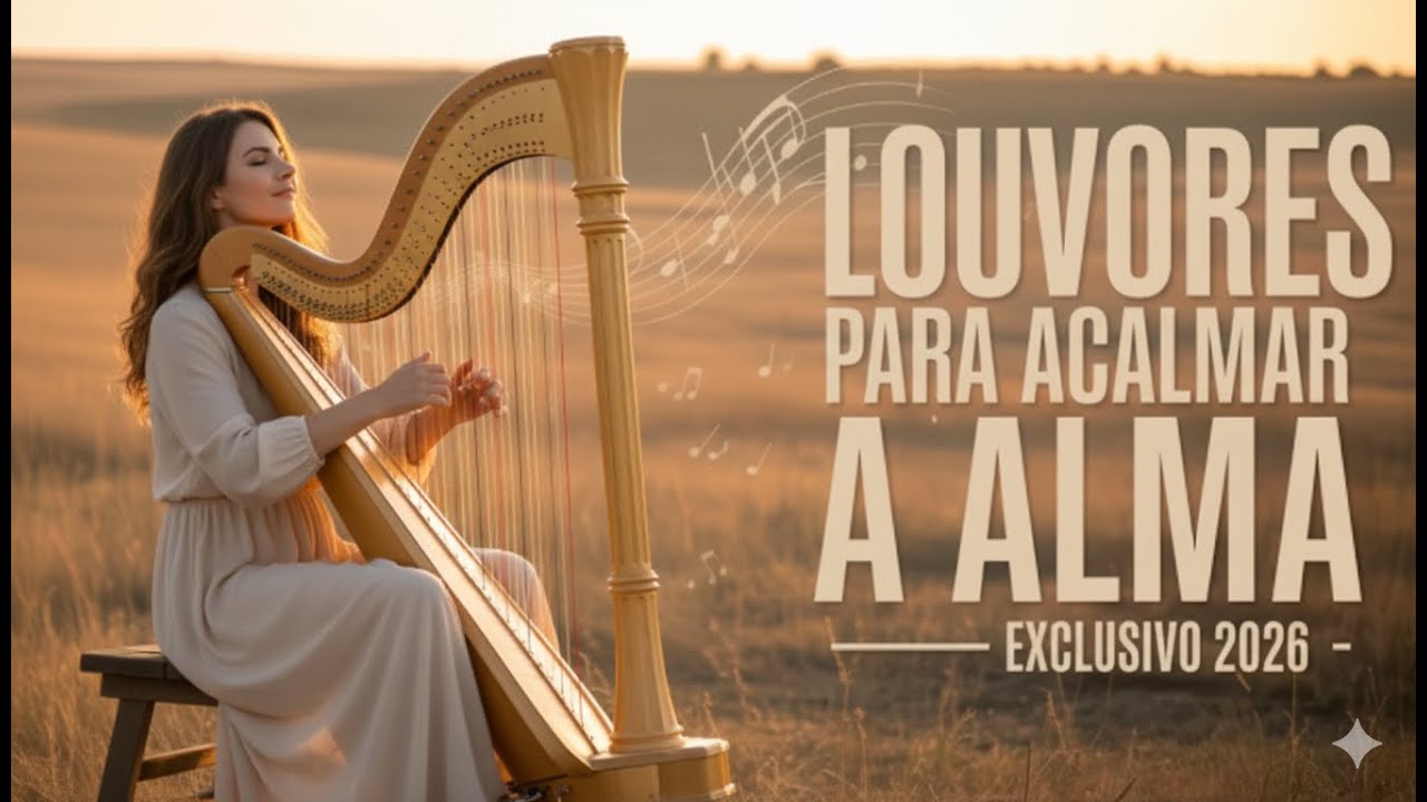 Lançamento 2026 / Louvores Gospel  Para Acalmar a Alma - Minha casa na presença de Deus