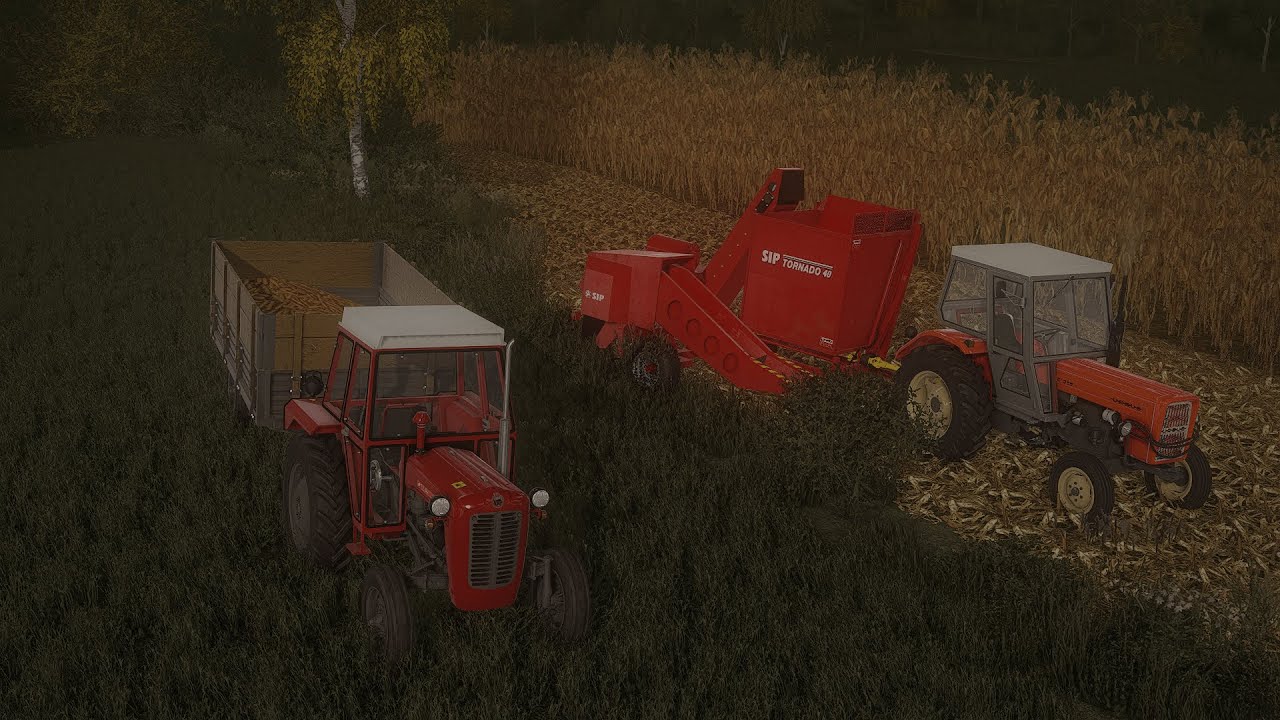BRANJE KUKURUZA (URSUS C355-M & SIP TORNADO 40 ) 
