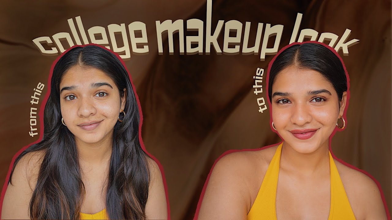 easy + minimal college makeup look 🥰