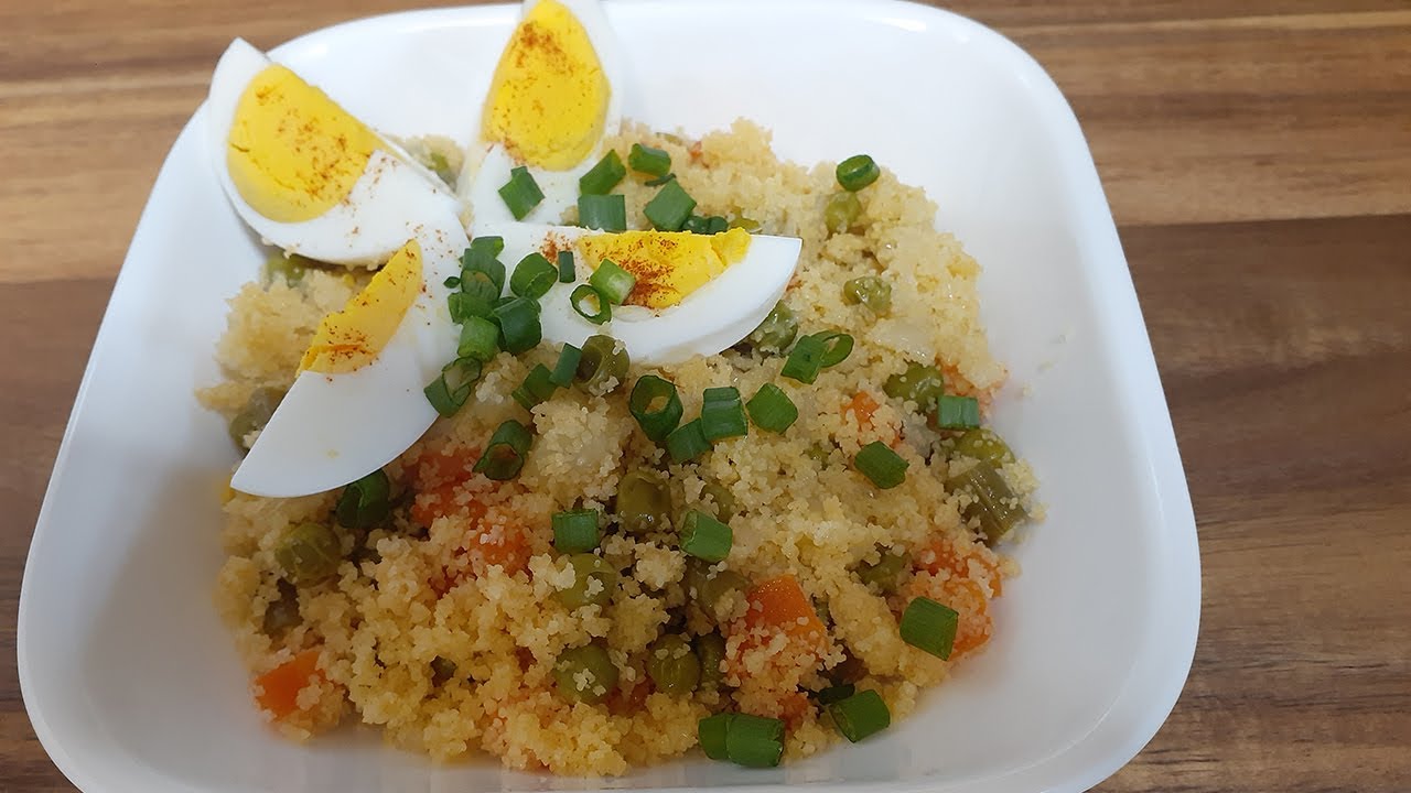 Couscous with vegetables/  Couscous aux legumes