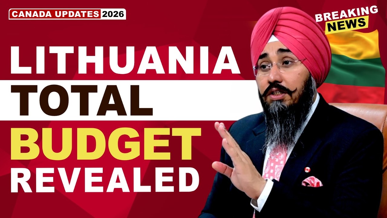 LITHUANIA TOTAL BUDGET REVEALED | STUDY VISA UPDATES 2026 | USA CANADA UK