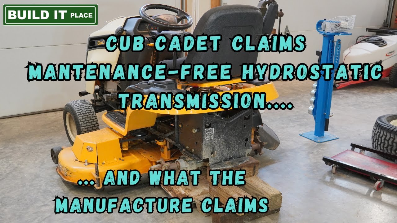 Обслуживание гидростатической трансмиссии на садовом тракторе Cub Cadet