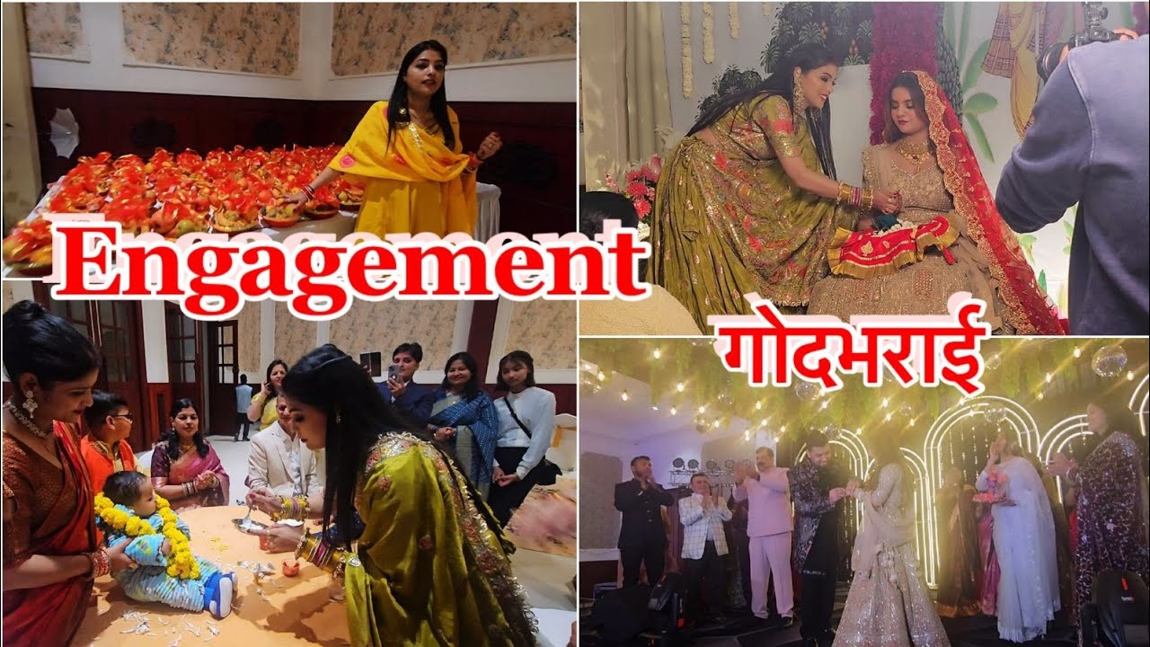 Engaggment,Godbharai ka function | सगाई में मेरा लुक कैसा लगा | ABHIKSHA