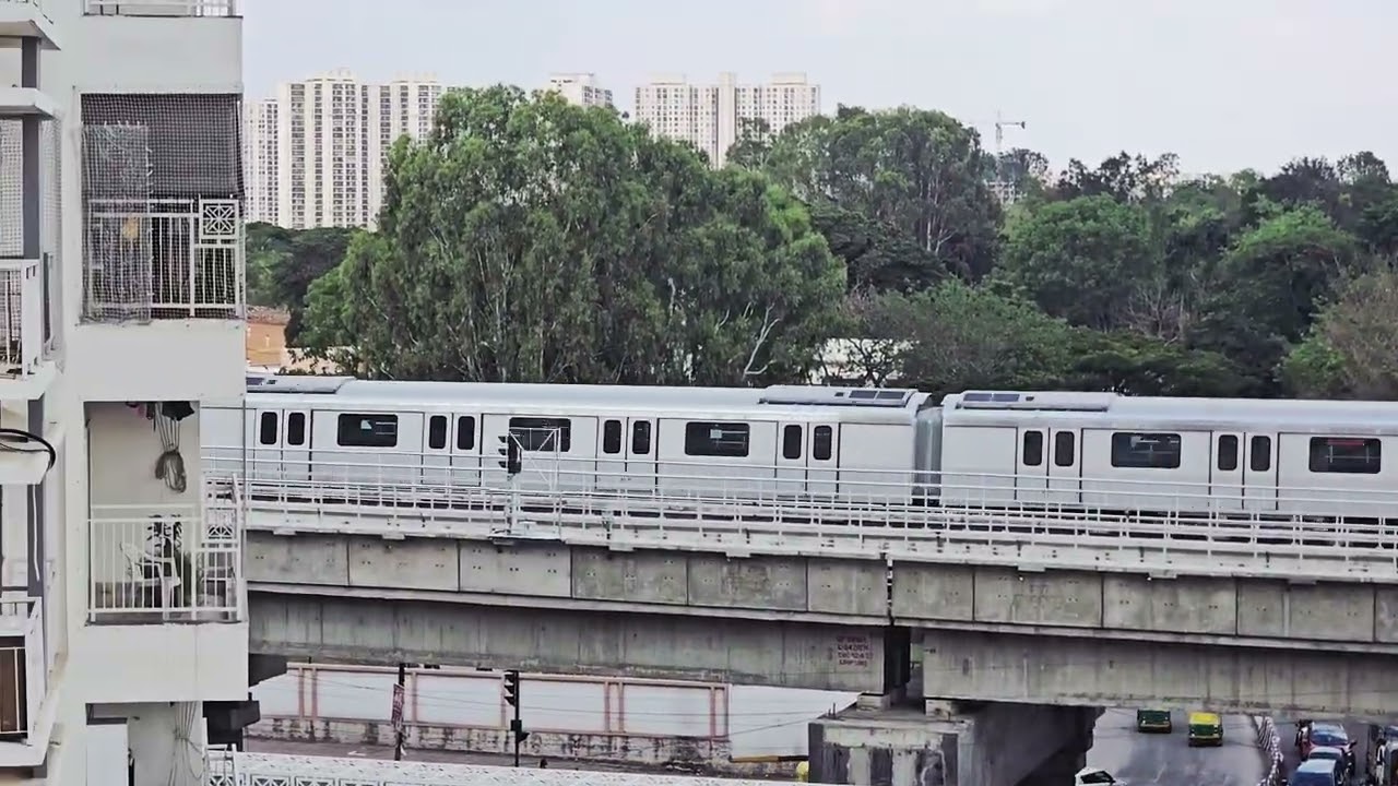 Pink Line Metro, Kalena Agrahara, Bengaluru