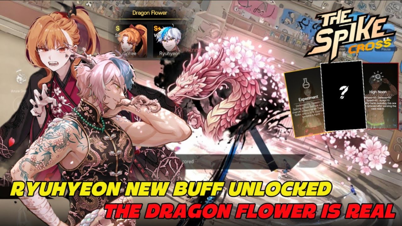 Ryuhyeon Special Buff Unlocked, Combo Dragon Flower With Broken Card Ability - The Spike Volleyball
