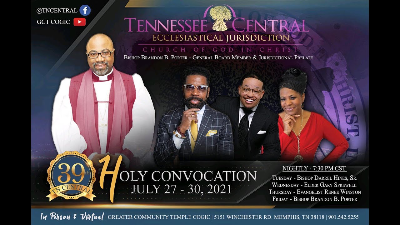 TN Central Holy Convocation July 29th, 2021 | Evangelist Renee Winston