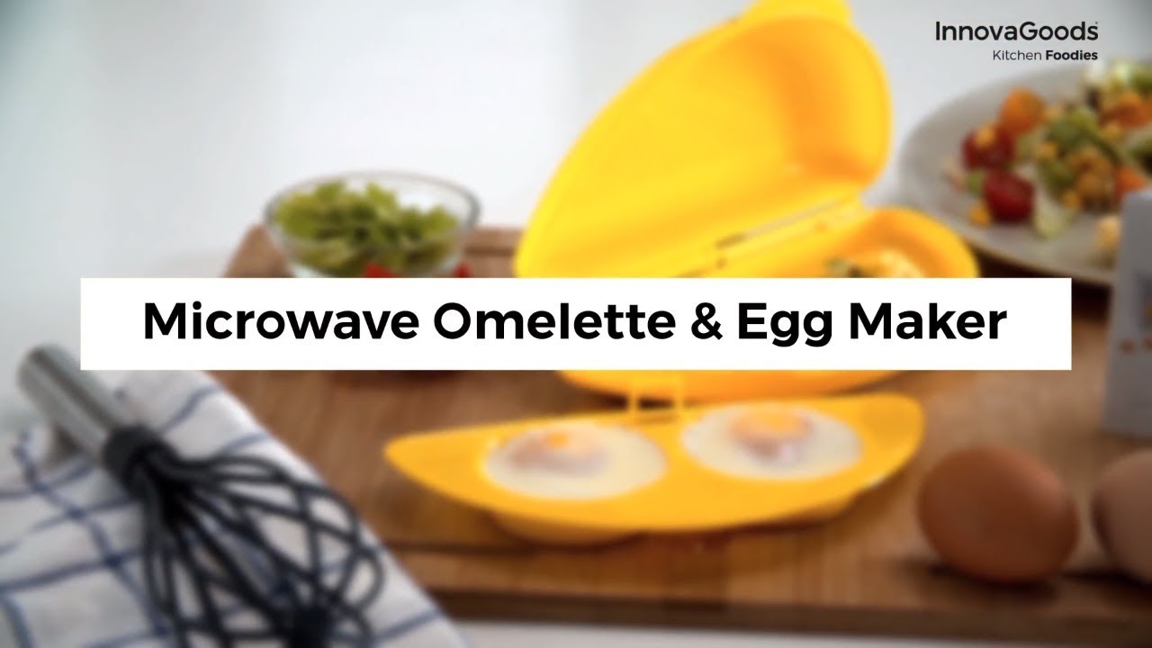 InnovaGoods Kitchen Foodies Microwave Omelette & Egg Maker