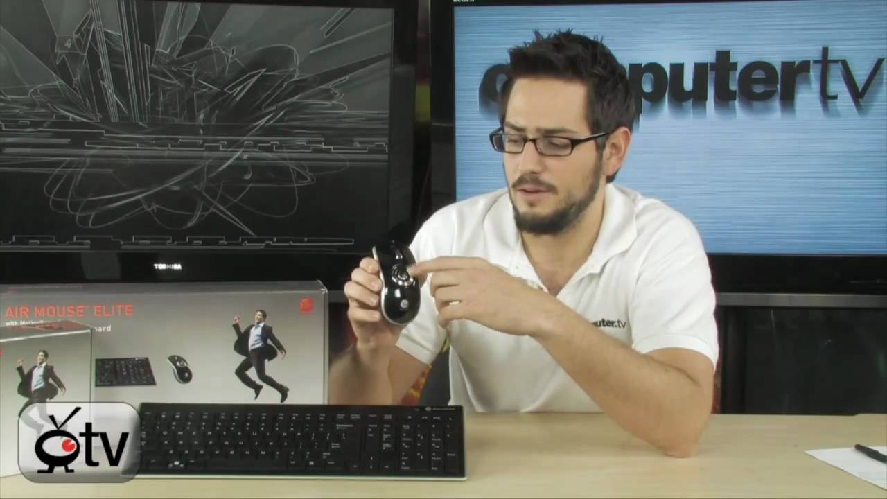 Gyration Air Mouse Elite with Low-Profile Keyboard