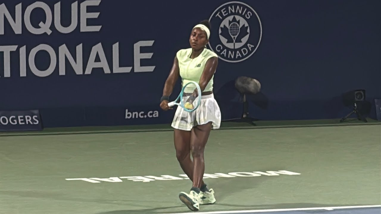 Coco Gauff wins ….But Ugly 23 Double Faults | Danielle Collins puts up a fight