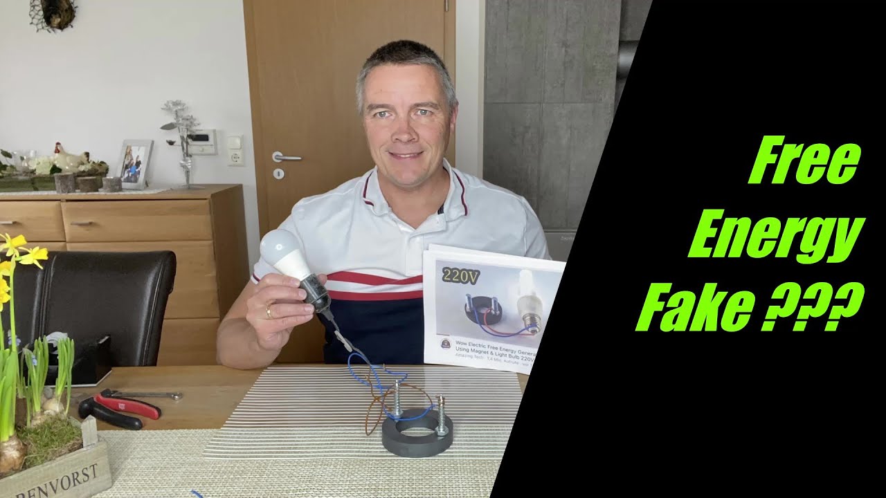 👍Free Energy Generator by using Magnets / Freie Energie Gewinnung ✅