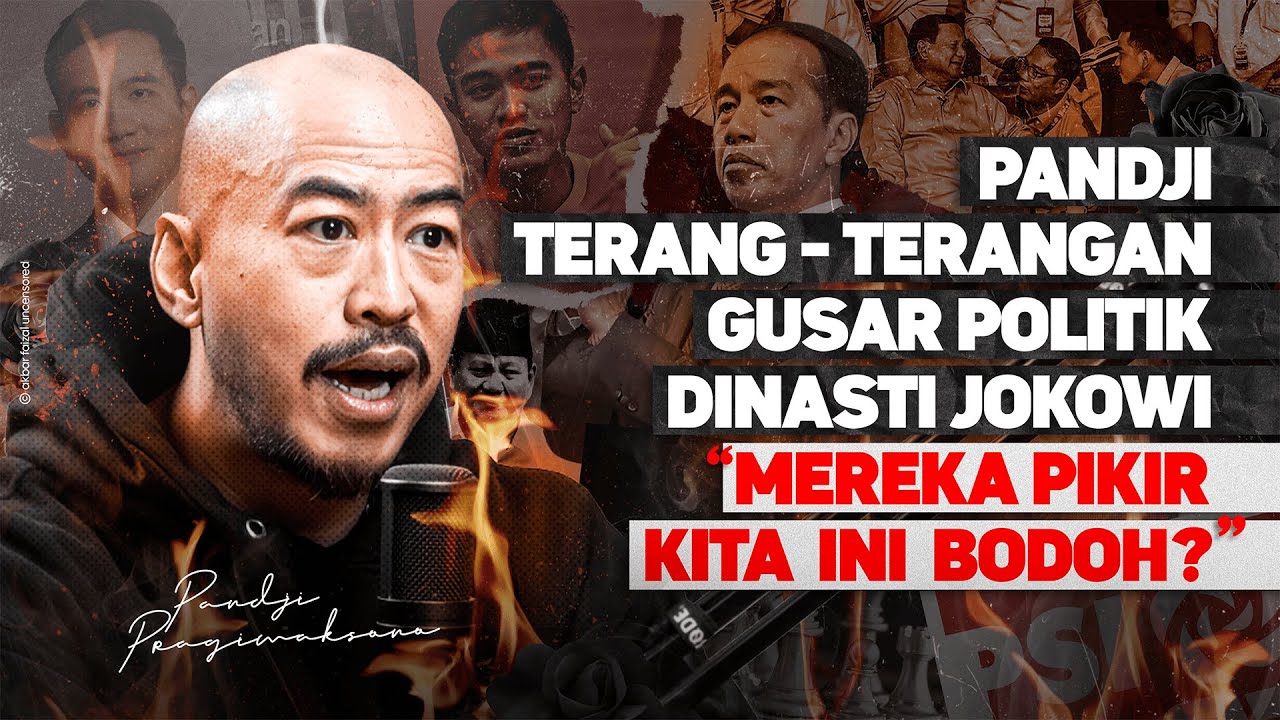 PANDJI TERANG-TERANGAN GUSAR POLITIK DINASTI JOKOWI. 