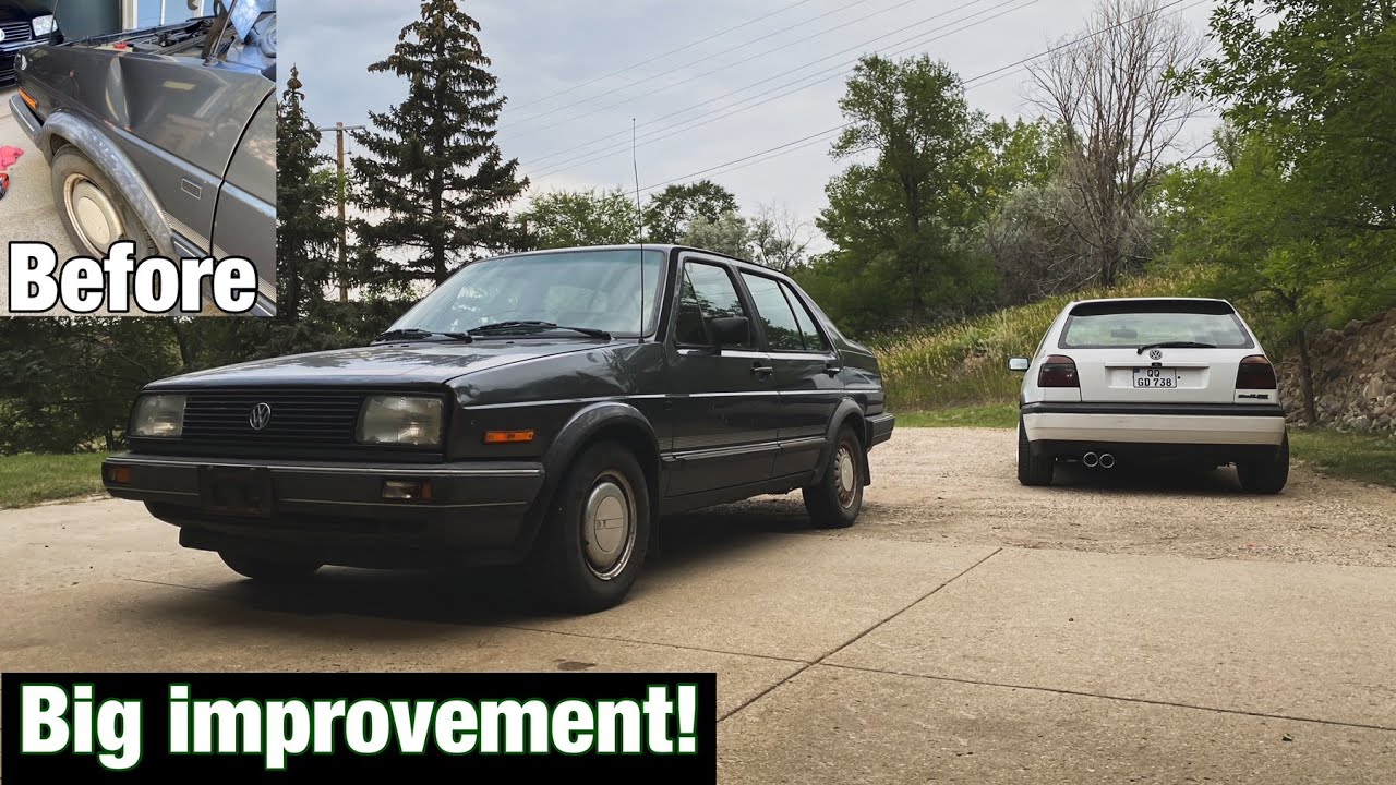Fixing The Front End Of The 87 Mk2 Jetta! ( + Cool Finds )