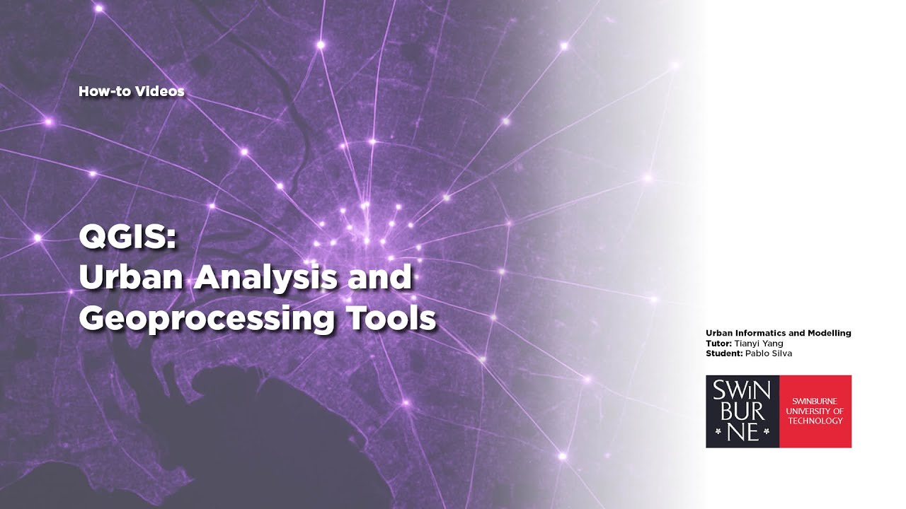 QGIS Urban Analysis and geoprocessing tools