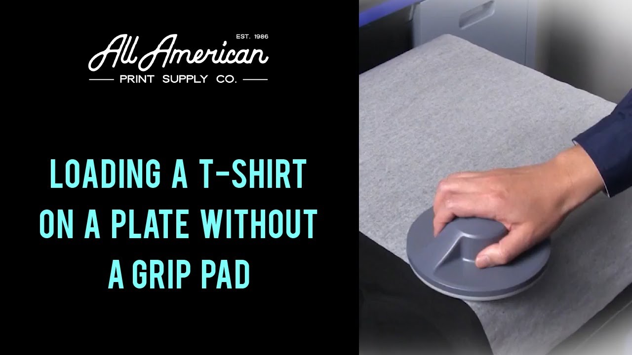Epson SureColor F2100 Loading a T-Shirt on a Platen Without a Grip Pad | AA Print Supply