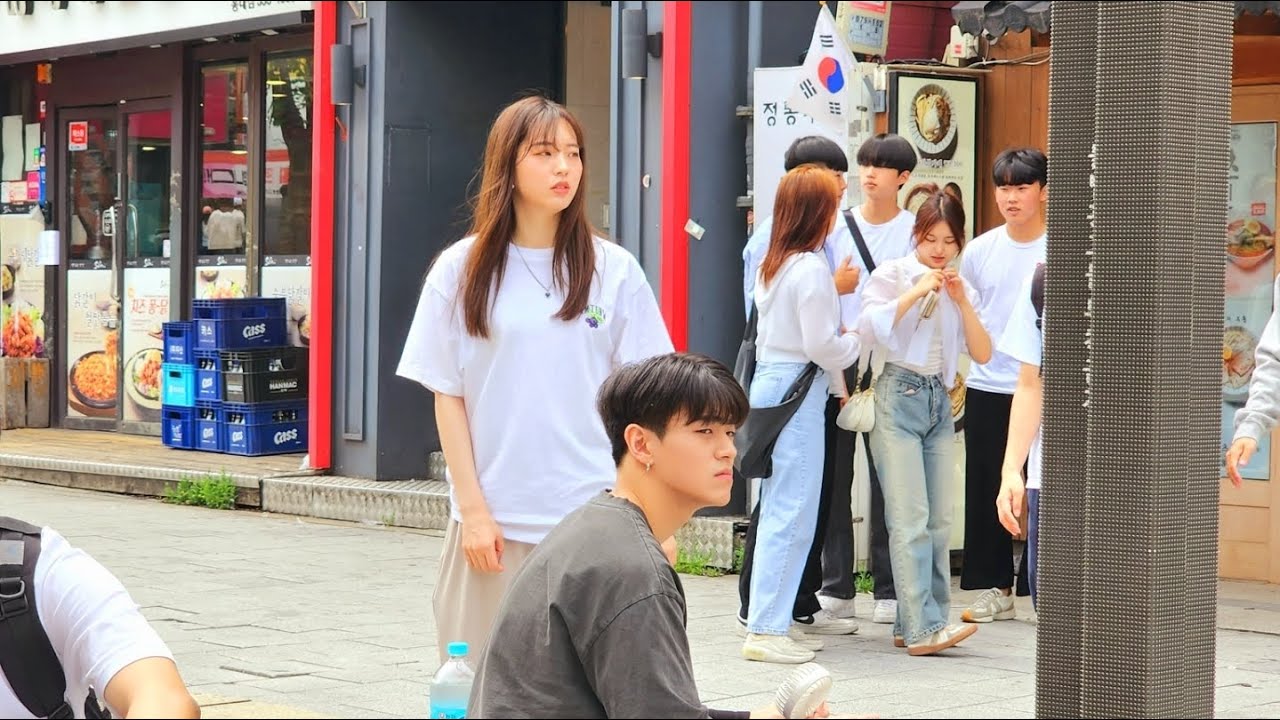 Live 20230529 Nname#엔네임(YuKagawa#유카가와&YoungWon#김영원&HyoJin#김효진) Hongdae Busking 홍대 버스킹 SnowHorse#눈말