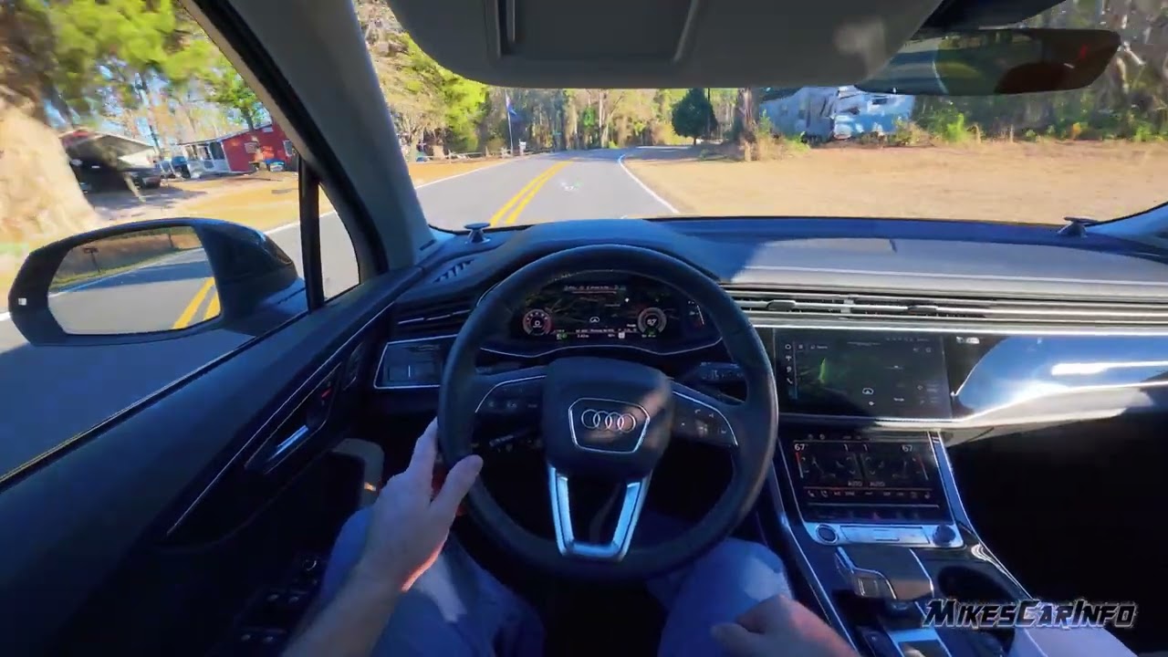 Audi Q7 55 TFSI quattro 2025 года — Что вы замечаете во время вождения — Впечатления от тест-драйва
