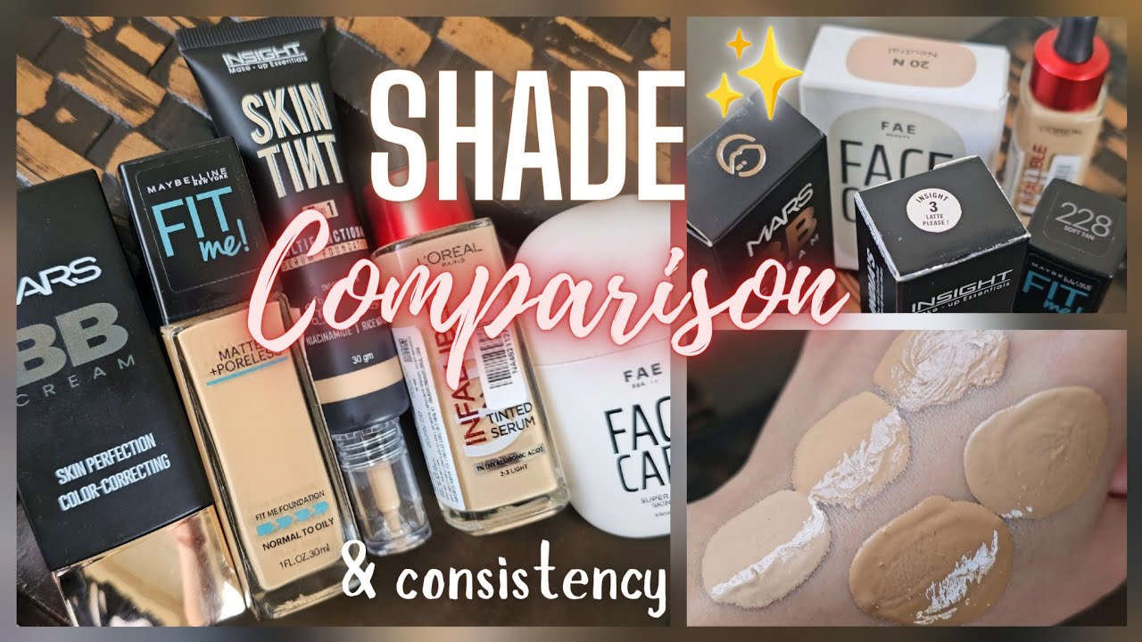 WATCH this ✨️ SHADE **Comparison** 🧐 BEFORE BUYing INSIGHT 5 in 1 Skin TINT 💖 Serum Foundation 