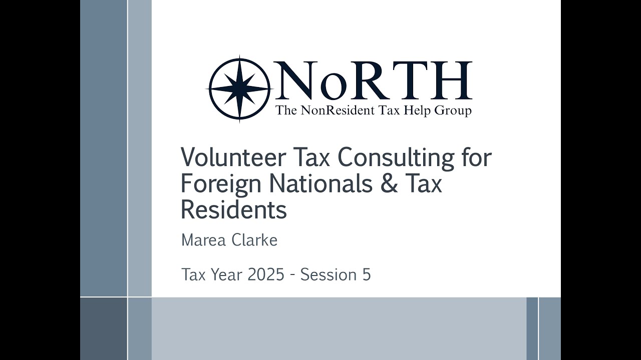 Tax Year 2025 Nonresident Training Session 5