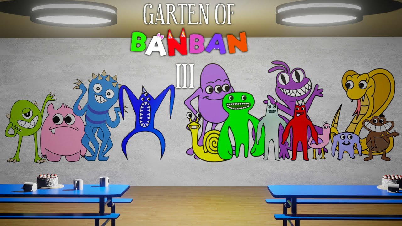 Garten of Banban 3!? - ALL NEW BOSSES (Full Gameplay) #1