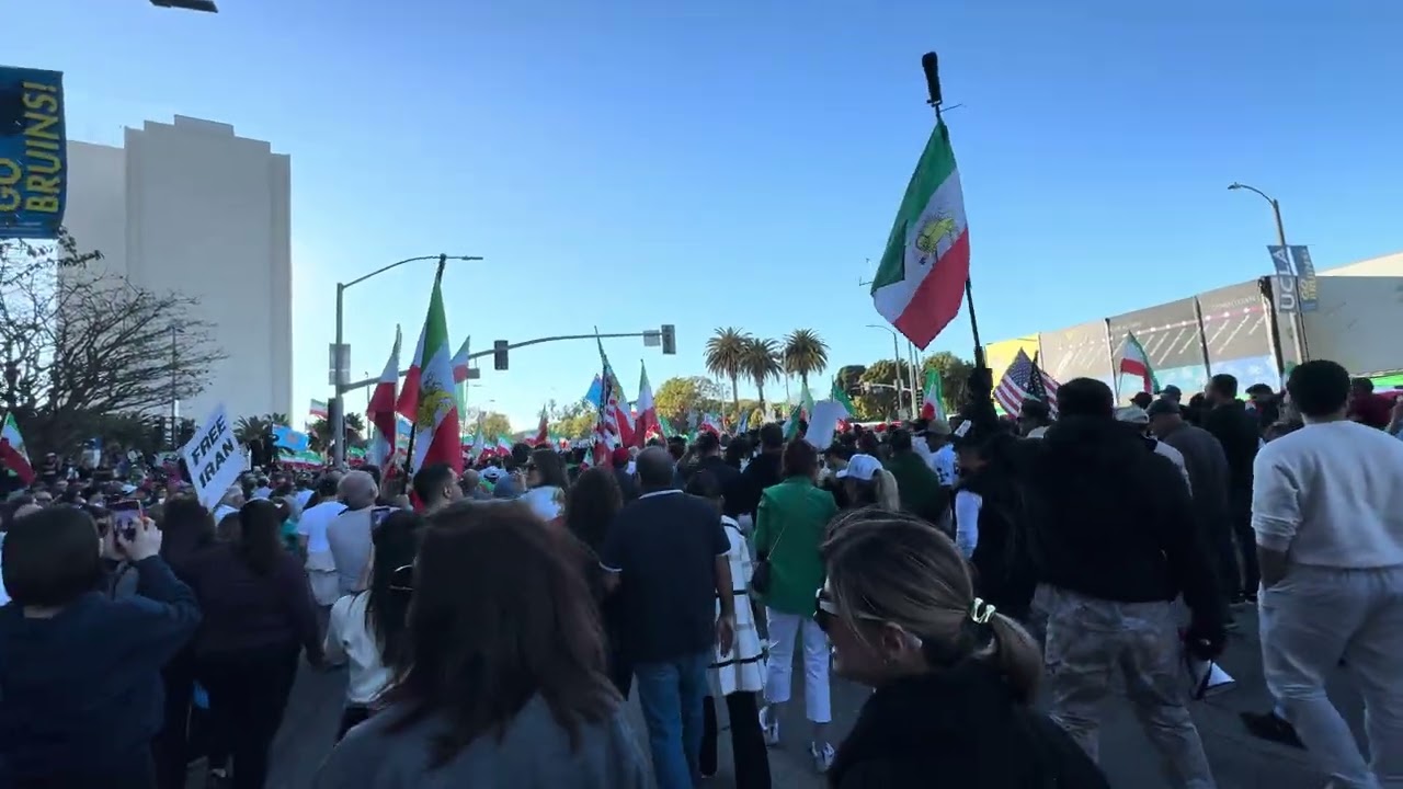 همسو با خیزش سراسری ایران- لس آنجلس ۱۱ ژانویه -جاوید شاه