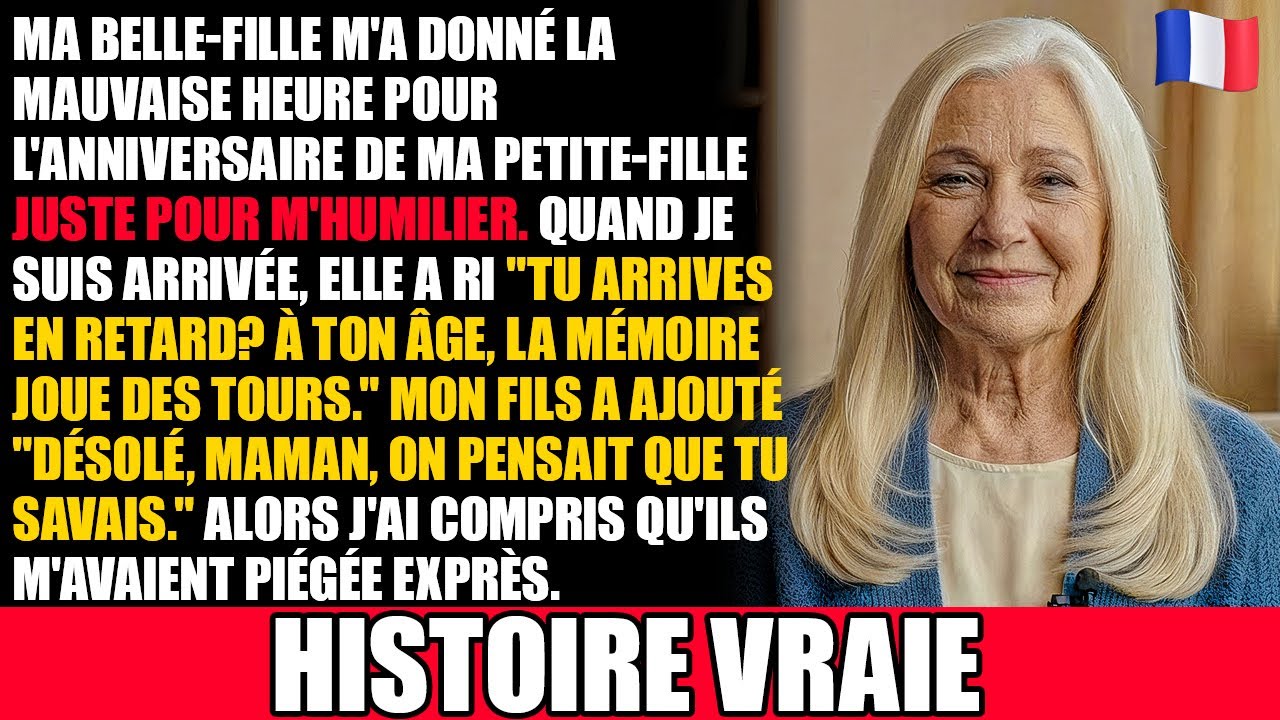 Ma Belle-fille M’a Donné Une Fausse Heure Pour M’humilier. Alors J’ai Fait L’impensable...