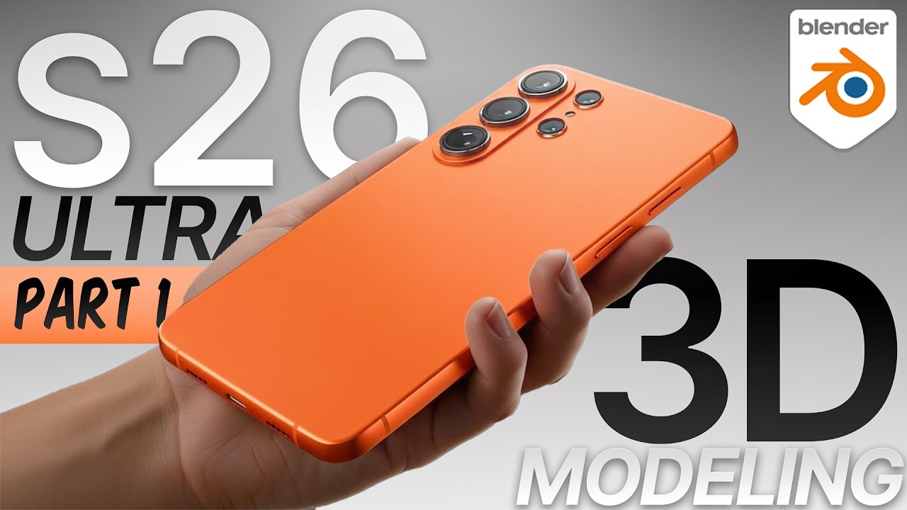 How to Model s26 Ultra in Blender? | Product Animation - Easy Tutorial