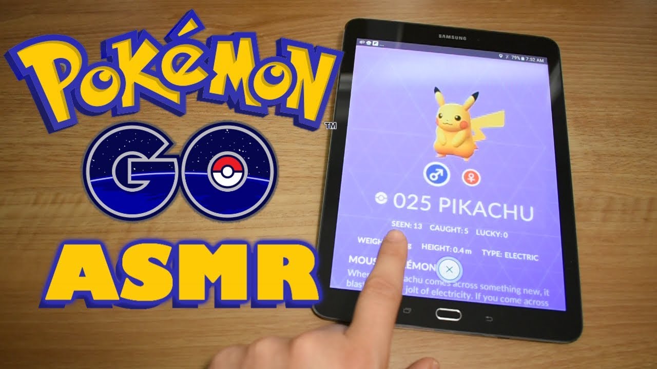 ASMR - Pokémon GO: Showing you my Pokédex - Whispers, relaxing voice, mouth sounds, tingles, pokemon