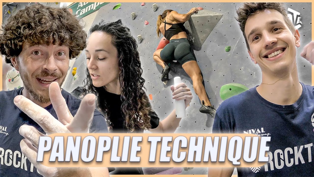 Des femmes, des hommes, de l'escalade de bloc. Point.