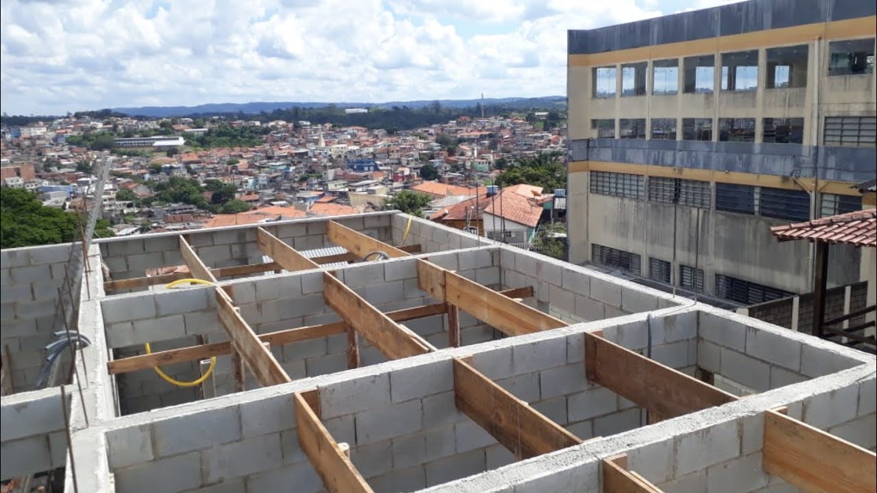 Escoramento de laje SOBRE POSTA muito fácil. ( parte 3)