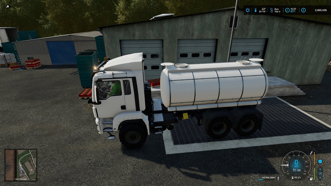 FS 22 Court Farm 48 (Seasons, Precision Farming) Fertilising, Selling Milk & Slurry (Music)