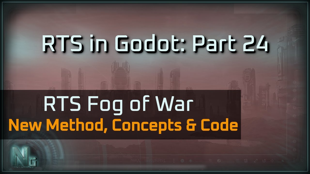 Rts in Godot Part 24 : Rts Fog of War for an Rts Project Made In Godot from Scratch