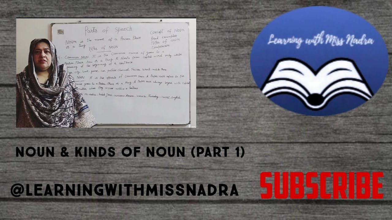 |Noun & Kinds Of Noun | (Part 1)