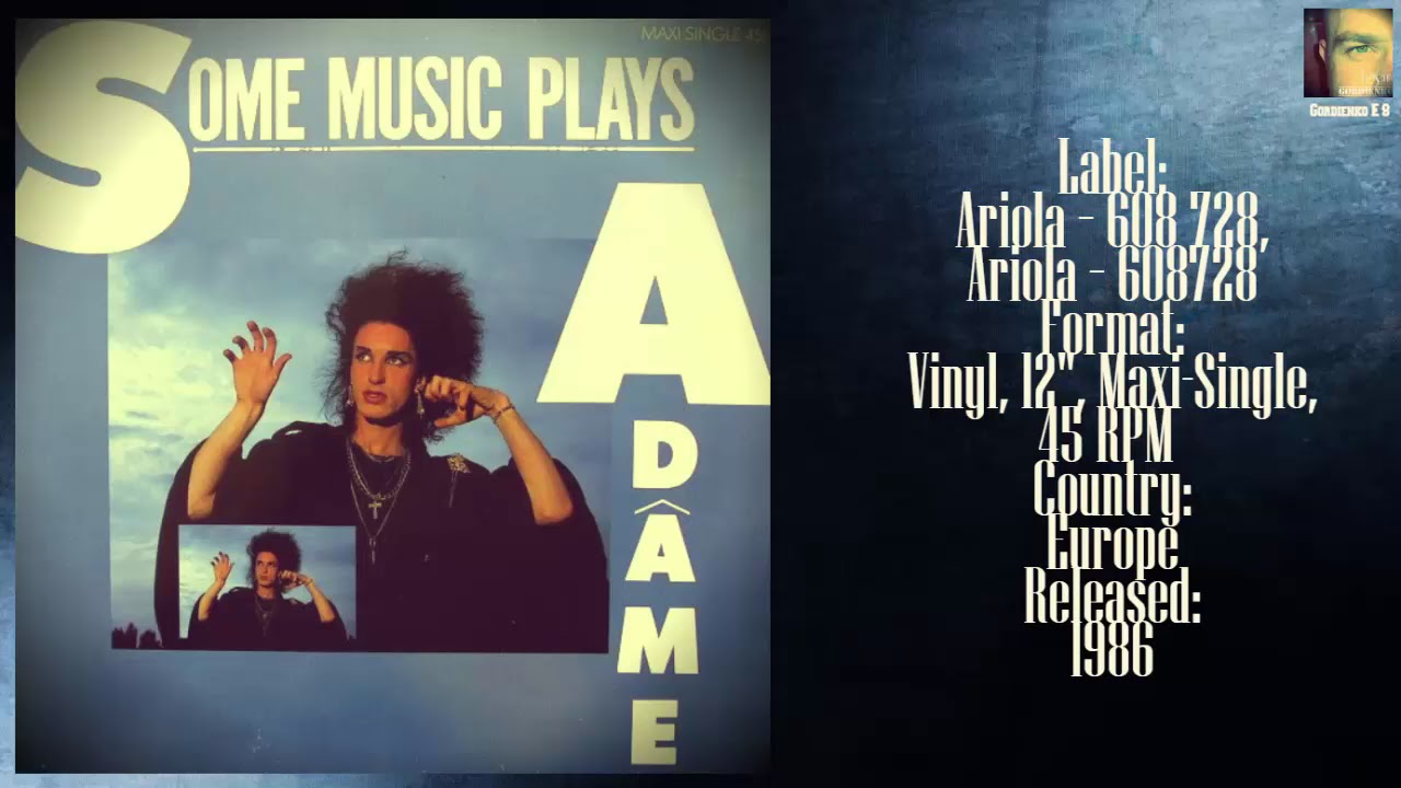 Adâme ‎– Some Music Plays (1986 Italo Disco Collection )✅