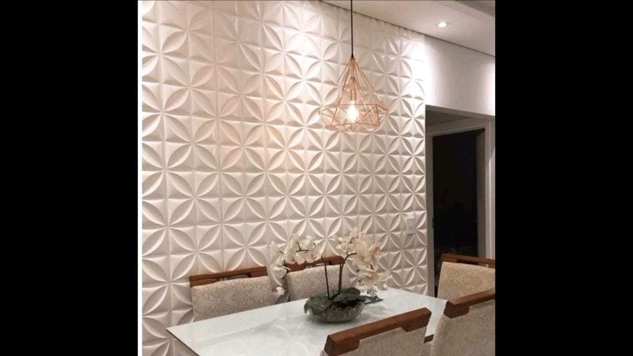 100 Placas PVC 3d Revestimento de Parede Decorativa 25cm.