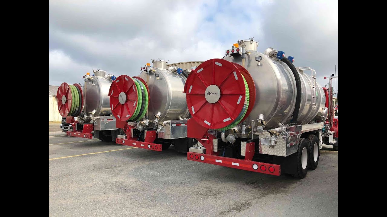 OMEGA Remote Controlled Vacuum Truck Hose Reel