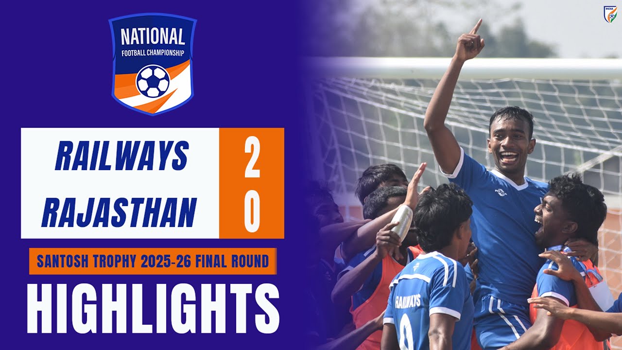 Railways 2-0 Rajasthan I Santosh Trophy 2025-26 | Четвертьфинал | Обзор матча