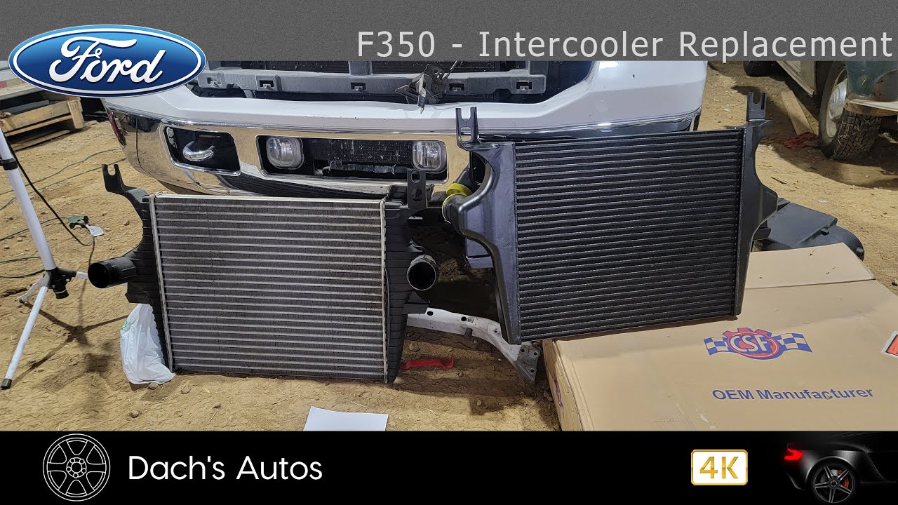 BOOST FAIL - Replacing a failed intercooler: 2005 Ford F-350
