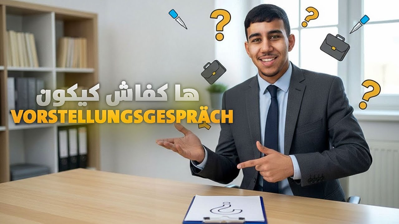 كفاش كتكون مقابلة العمل بالألمانية؟ | نصائح + أسرار 